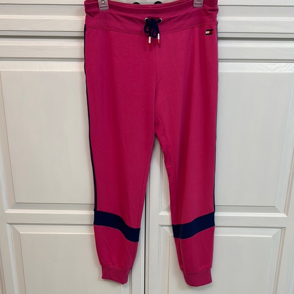 Tommy Hilfiger Pink and Blue Joggers. Size S. - Picture 1 of 7